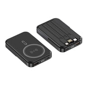 10000mAh Magnetic Power Bank w/ Stand- 3 Cables & Wireless Charging