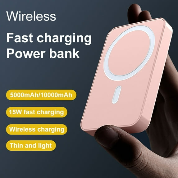 Welan iPhone 14 Magnetic Wireless Smartphone Single Charger, Pink