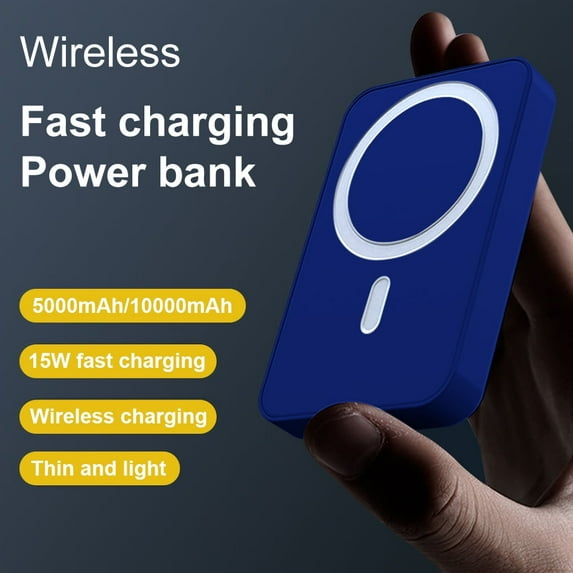 10000mAh Magnetic Wireless Power Bank,Welan Portable 15W Fast Charging Battery Pack Charger Compatible with iPhone 14/13/12 Series