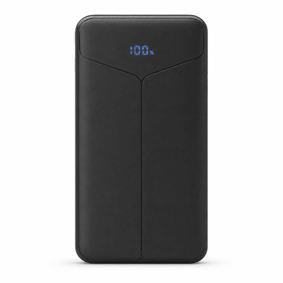 10000mAh Power Bank Portable Charger | Built-In Cables, US Plug, 4 Outputs  3 Inputs