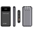 thumbnail image 1 of 10000mAh Power Bank for TCL Flip 4 5G - 22.5W PD Fast Charge Backup Battery Portable Charger Built-in Cable LED Display 1-Port USB 2-Port USB-C, 1 of 9