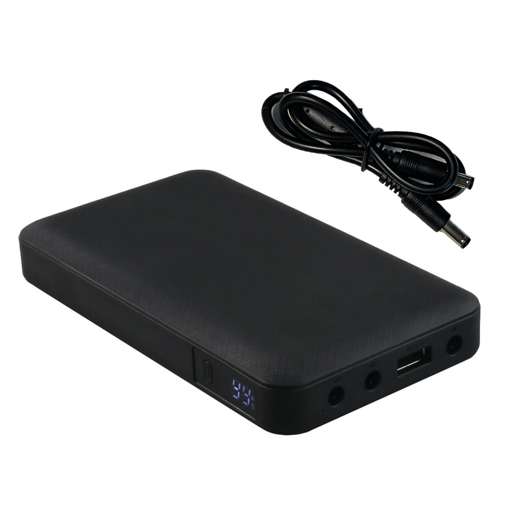 10000mAh Uninterruptible Power Supply UPS Router Optical Adapter Backup Power Supply 5V 6V 9V 12V 25W UPS