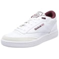 thumbnail image 1 of Reebok Footwear  Unisex' Club C Mid Ii Reebok Classics Ftw Men Ftwr Wht/Ftwr Wht/Cl Maroon , 5 M US, 1 of 4