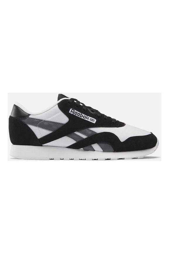 Mens Reebok CL NYLON Shoe Size: 10 Ftwwht - Ftwwht - Cblack Fashion Sneakers