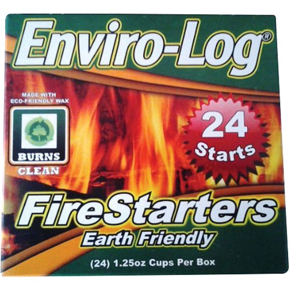 10008 Sales Enviro Log Fire Starter - 24 Count, Brown