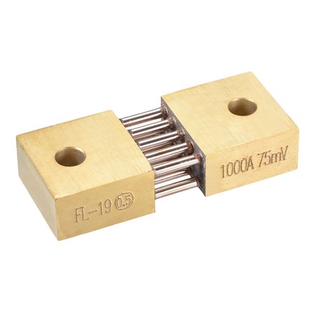 1000A 75mV Shunt Resistor for DC Current Ammeter Analog Panel Meter FL-19