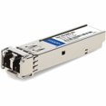 thumbnail image 1 of AddOn Cisco&reg; GLC-ZX-SMD Compatible TAA 1000Base-ZX SFP Transceiver (SMF, 1550nm, 80km, LC, DOM) - For Data Networking, Optical Network - 11 x LC 1000Base-ZX Network, 1 of 6