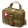 thumbnail image 1 of 1000D Tactical First Aid Pouch, MOLLE Medical Utility Bag with Quick Access Buckle, Portable EMT Trauma Organizer for Hiking, Camping, Hunting & Outdoor Travel, 1 of 4