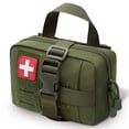 thumbnail image 1 of 1000D Tactical First Aid Pouch, MOLLE Medical Utility Bag with Quick Access Buckle, Portable EMT Trauma Organizer for Hiking, Camping, Hunting & Outdoor Travel, 1 of 4