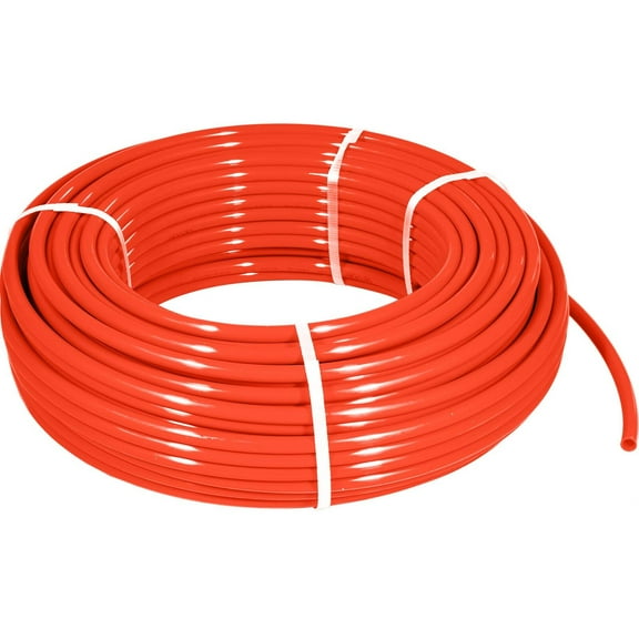 1000Ft 1/2" PEX Tubing Pipe with Oxygen Barrier, Red PEX Pipe for Radiant Floor Heating & Plumbing, Hot/Cold Water Supply, 5/8" OD, Flexible & Durable HDPE Material