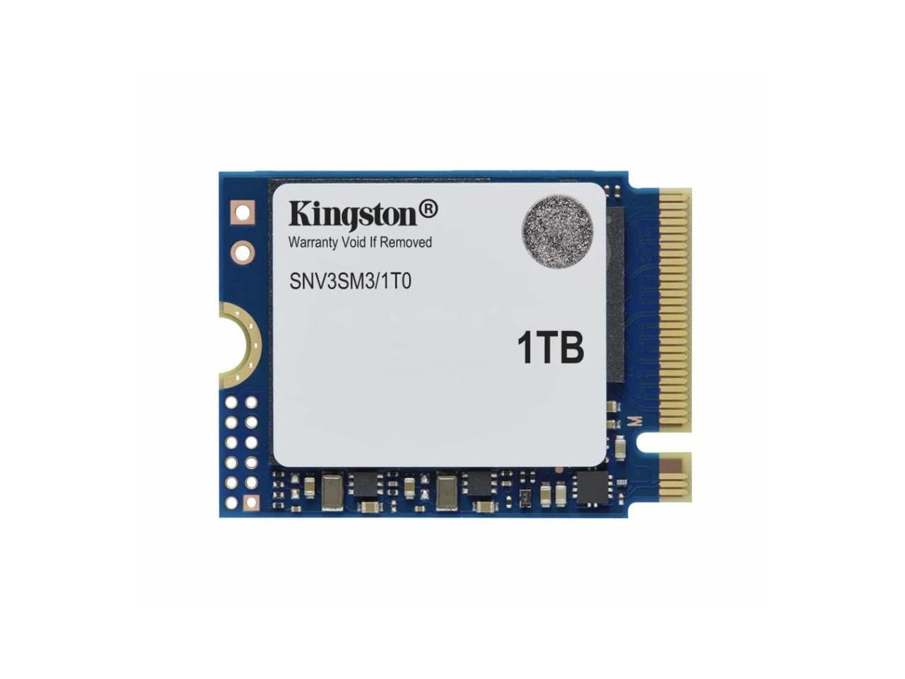 Kingston NV3 1 TB Solid State Drive - M.2 2230 Internal - PCI Express NVMe (PCI Express 4.0 x4) - Notebook, Desktop PC, Gaming Console Device Supported - 320 TB TBW