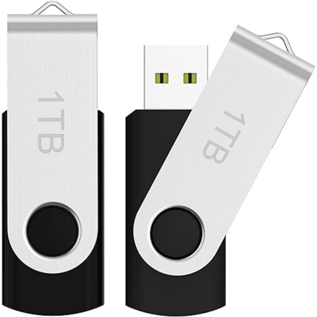USB Flash Drive 1TB/1000GB,Rotatable Design,Ideal for Storing Photos and Data Backup-MAOLAI