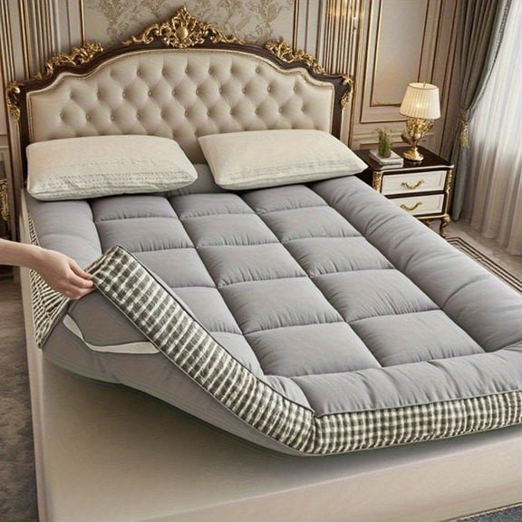 1000GSM Roll Up Mattress - Foldable & Breathable Tatami Mat Design. Thick Sleeping Pad for Floor, Guest Bed & Sofa Use, Easy Storage.