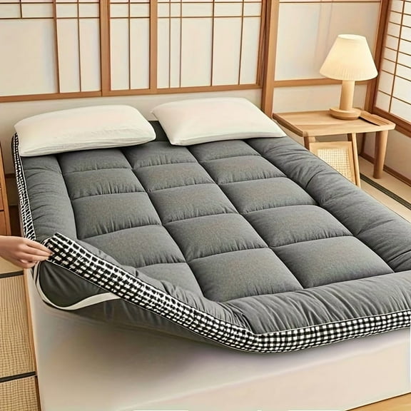 1000GSM Roll Up Tatami Mattress - Extra Thick & Breathable Design. Foldable for Floors, Guest Beds & Sofas, Easy Storage.