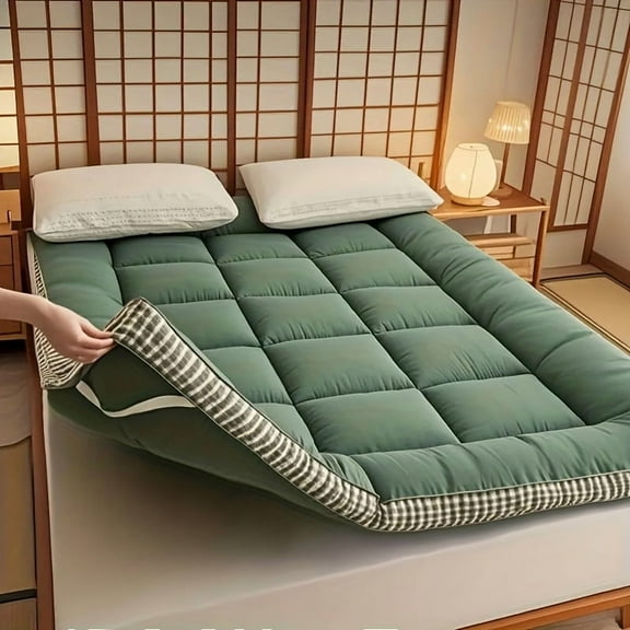 1000GSM Roll Up Tatami Mattress - Extra Thick & Breathable Design. Foldable for Floors, Guest Beds & Sofas, Easy Storage.