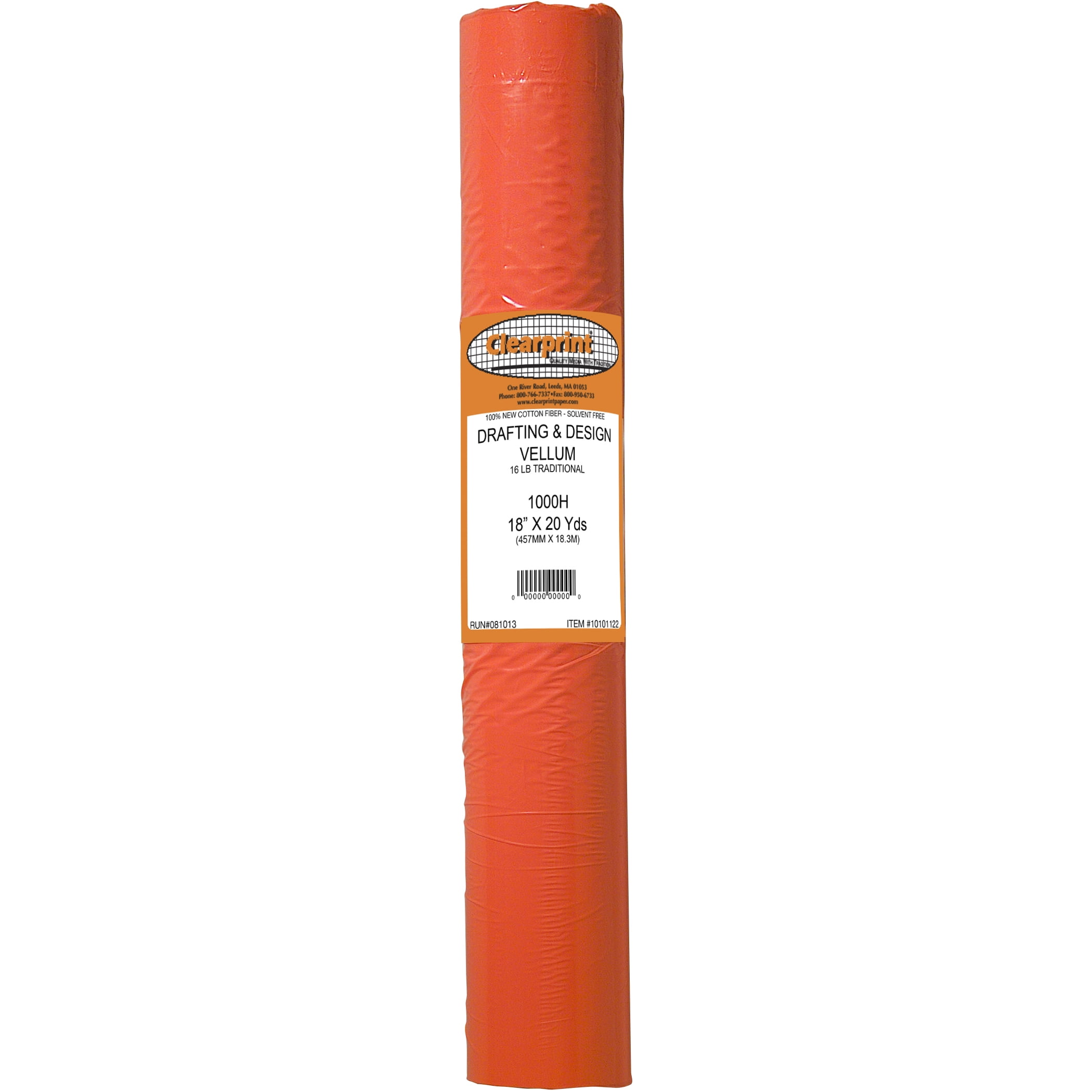 1000H Clearprint Vellum Roll, Unprinted, 18in x 20 yds. - Walmart.com