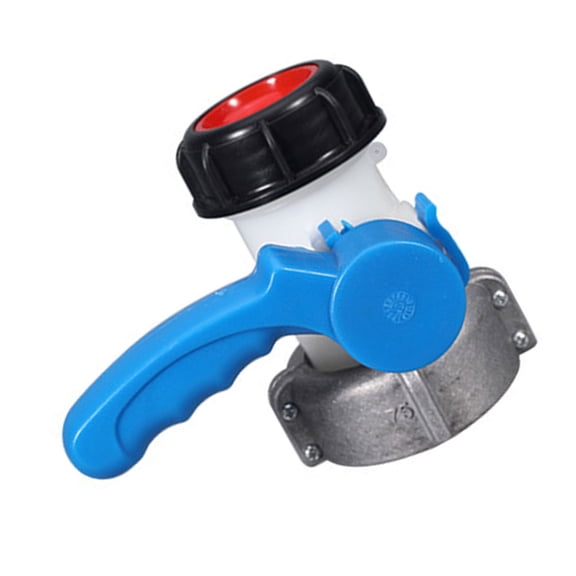 1000L Industrial Ton Barrels DN50 Valves Aluminum & Plastic Adapter High Flows Liquid Discharge for Rapid Liquid Discharge