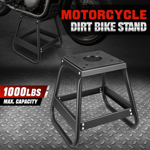 1000LBS Dirt Bike Motorcycle ATV Panel Stand Tool Motocross Steel Stand Platform