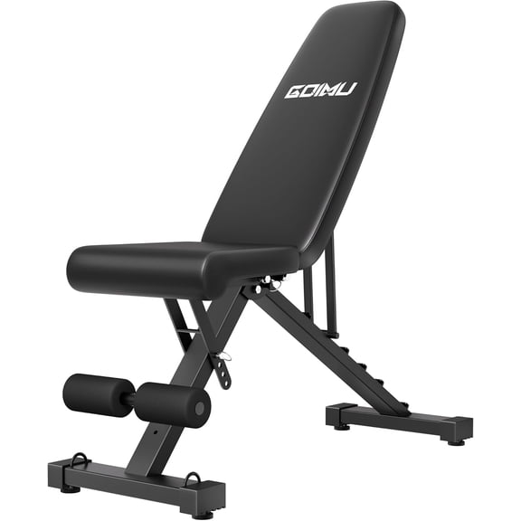 1000LBS Olympic Weight  Set,  Press Set with Olympic Barbell, Home Gym Combo for Strength Training, Sit Up & Flybird Training