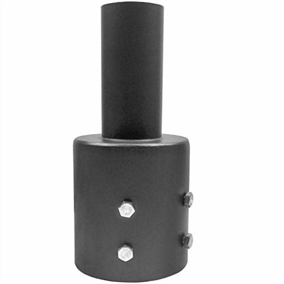 1000LED 4 Inch Round Pole Bracket Tenon Adapter, Single Vertical Bracket for LED Street Light, Shoebox Light