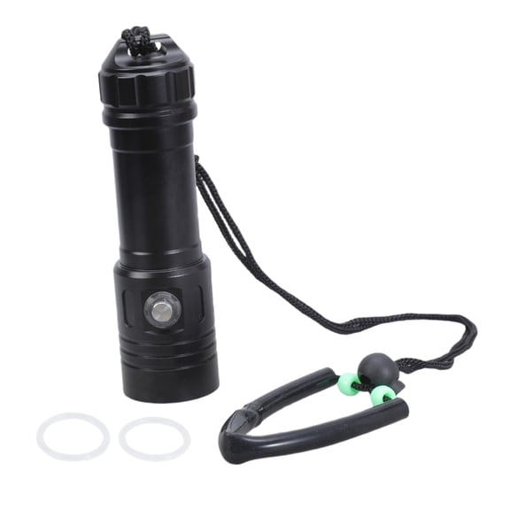 BQBQERT LED Scubas Diving Flashlight 4 Modes Underwater Light Dives Light Scubas Dives Torches Lamp Enduring