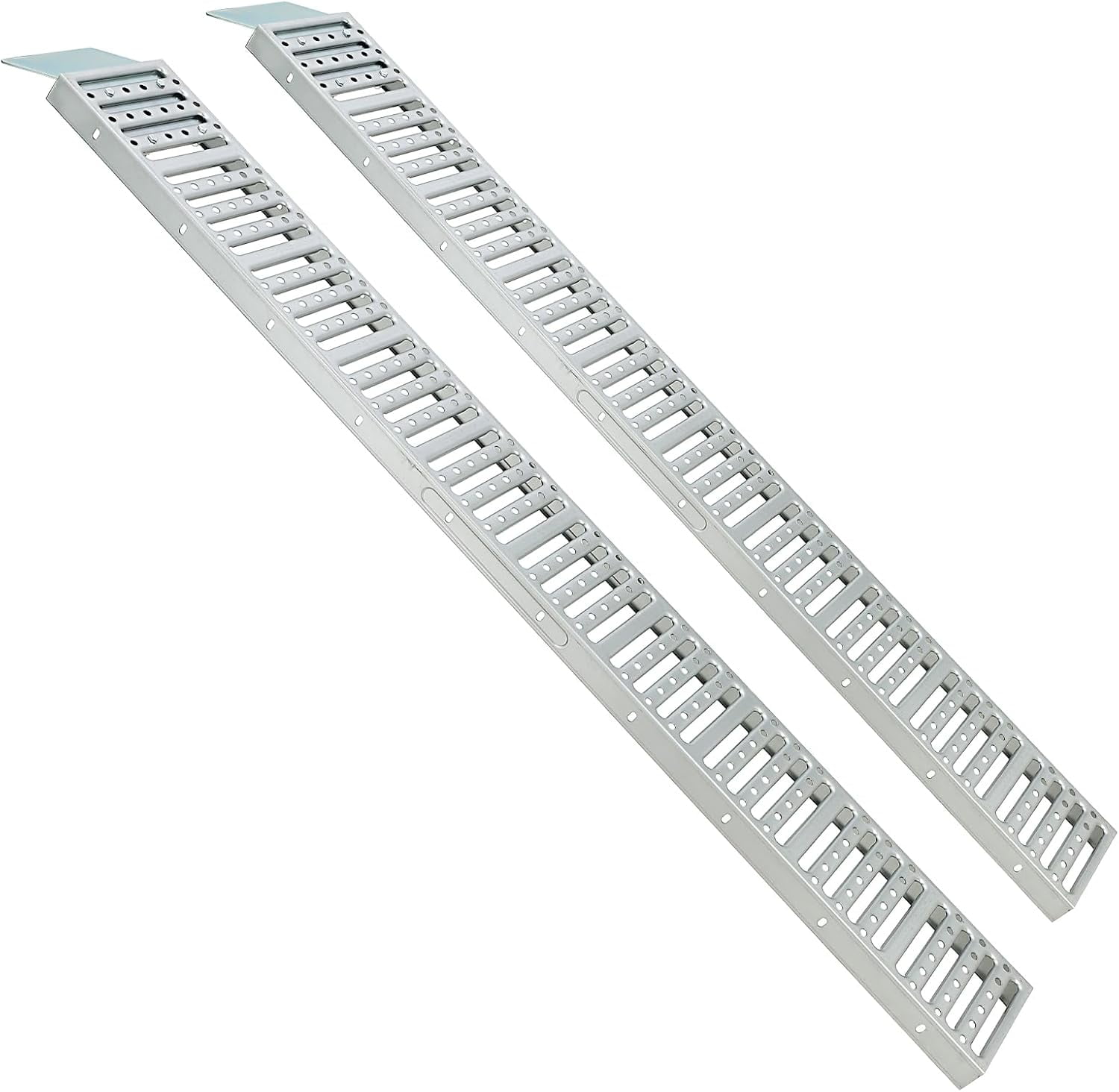 1000Lbs Loading Ramps, 72" L x 9" W, Heavy Duty Steel Trailers Ramps for ATV/UTV/Motorcycles/Lawn Mowers, Tractors/Pickup Truck, 2Pcs Portable Ramps