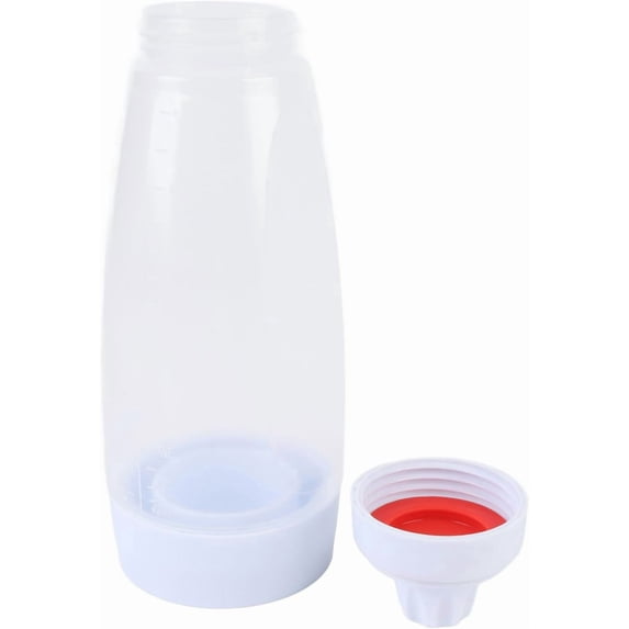 1000ML Pancake Batter Dispenser Squeeze Shaker Mixing Ball Wire Whisk No Lump Non Stick Crepes Waffles Baking
