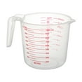 thumbnail image 1 of 1000ML Plastic Measuring Cup with Handle Spout Scale BPA Free Cooking Baking Liquid Flour Powder Measurement Cup Kitchen Gadgets, 1 of 8