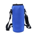 thumbnail image 1 of 1000ML Water Bottle Carrier Insulated Cover Bag Holder Outdoor Neoprene Bottle Holder Portable Sports Bottle Sleeve with Detachable Shoulder Strap, 1 of 1