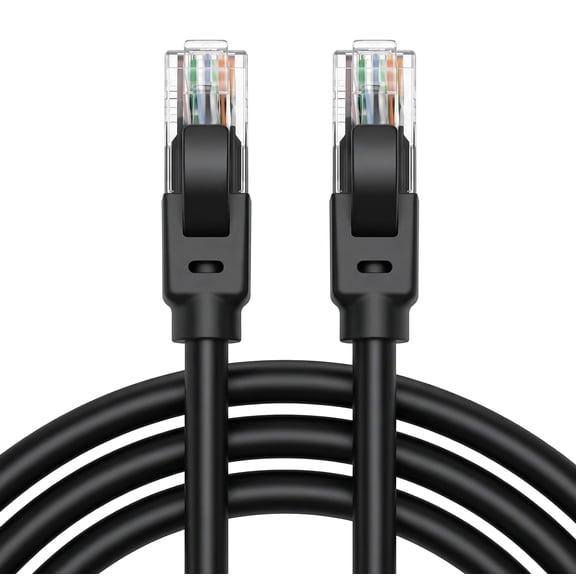Dutevolns Cat 6 Ethernet Cable 16.4 ft, Indoor&Outdoor, High Speed 1Gbps Internet Network Cable, Cat6 Ethernet Patch Cable Long, Computer LAN Cable with Free Clips & Straps for Router, Modem, PS4/5