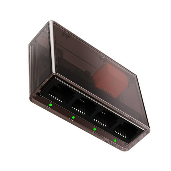 1000Mbps Internet Splitter Networking Switcher RJ45 Ethernet Adapter for Router Simultaneously Networking