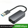 thumbnail image 1 of 1000Mbps USB 3.0 Ethernet To RJ45 2.5G Wired Adapter Type-C Converter Lan Network Hub For Windows 7/8/10 MAC For PC Laptop, 1 of 7