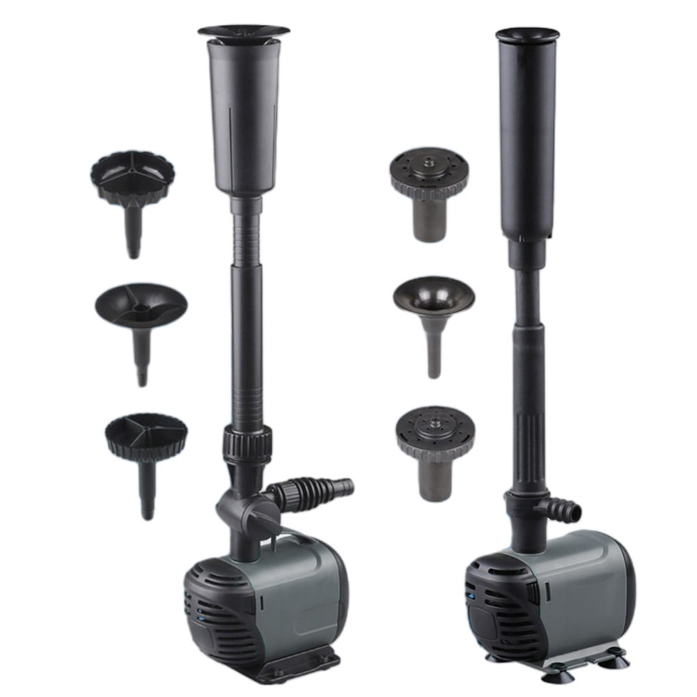 1000P 2000P Versatile Water Pump Nozzle Mushroom Fountain Spray Set For ... - Goldfish Water Circulation Pumps For Small Tanks