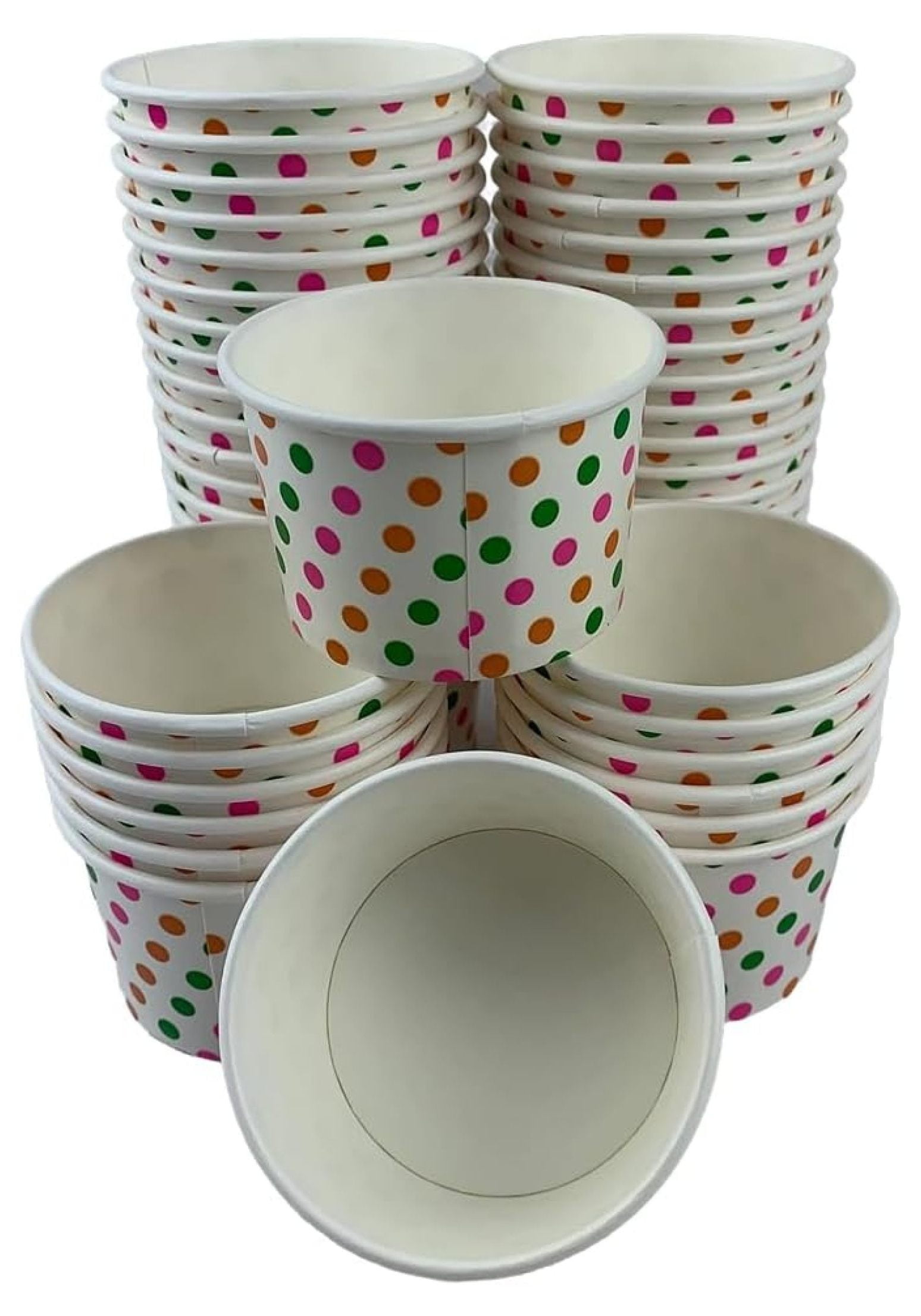 1000PC Paper Ice Cream Cups,Disposable Dessert and Sundae Bowls Frozen ...