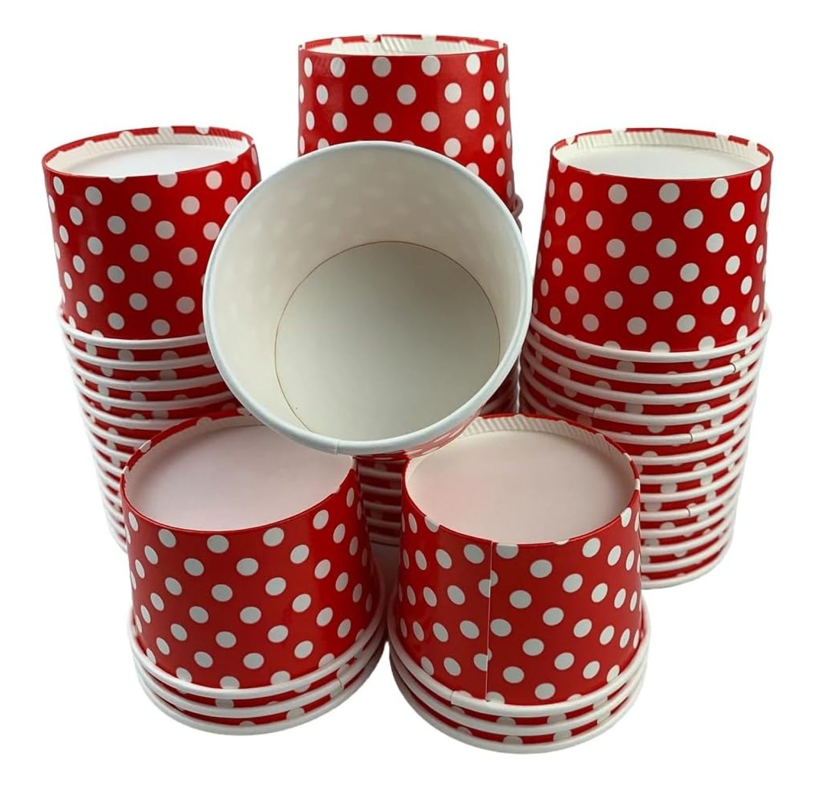 1000PC Paper Ice Cream Cups,Disposable Dessert and Sundae Bowls Frozen ...