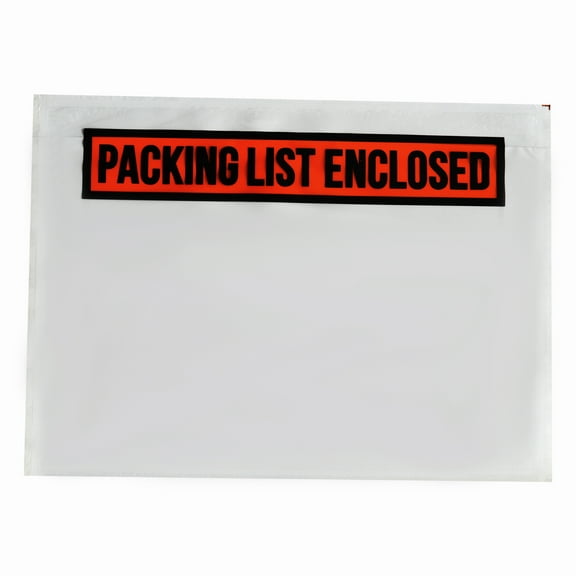 1000PCS 7.5X5.5 inch Packing List Envelopes Enclosed Invoice Packing Slip Envelope Pouches