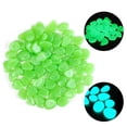thumbnail image 1 of 1000PCS Blue Long Term Glowing Decorative Stone, Glow in The Dark Rocks Light Perfect Indoor Outdoor Decor Fit for Garden Sidewalk Tank Fish Flower Pots Grass  (0.3-04in/0.8-1cm), 1 of 8