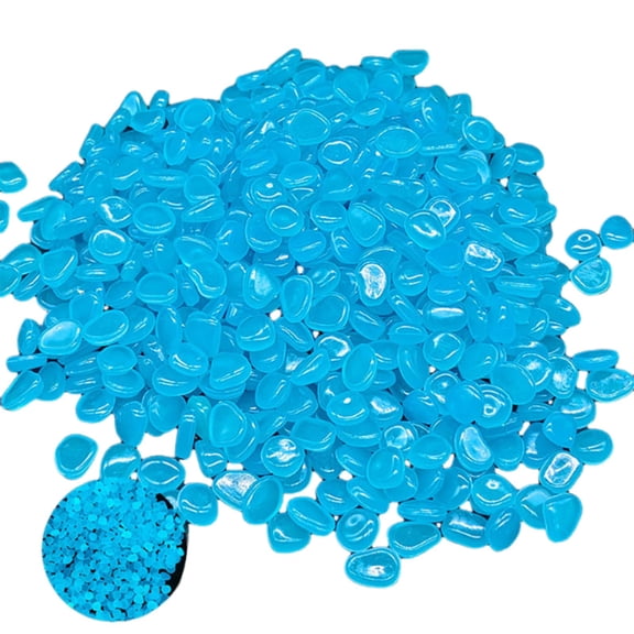 1000PCS Glow in The Dark Rocks–Luminous Stones Mixed Color Glow Decoration DIY Decorative Pebbles for Aquarium Fish Tank Garden Path Lawn Yard Colorful Cobbles Decor (Mixed 1000PCS)