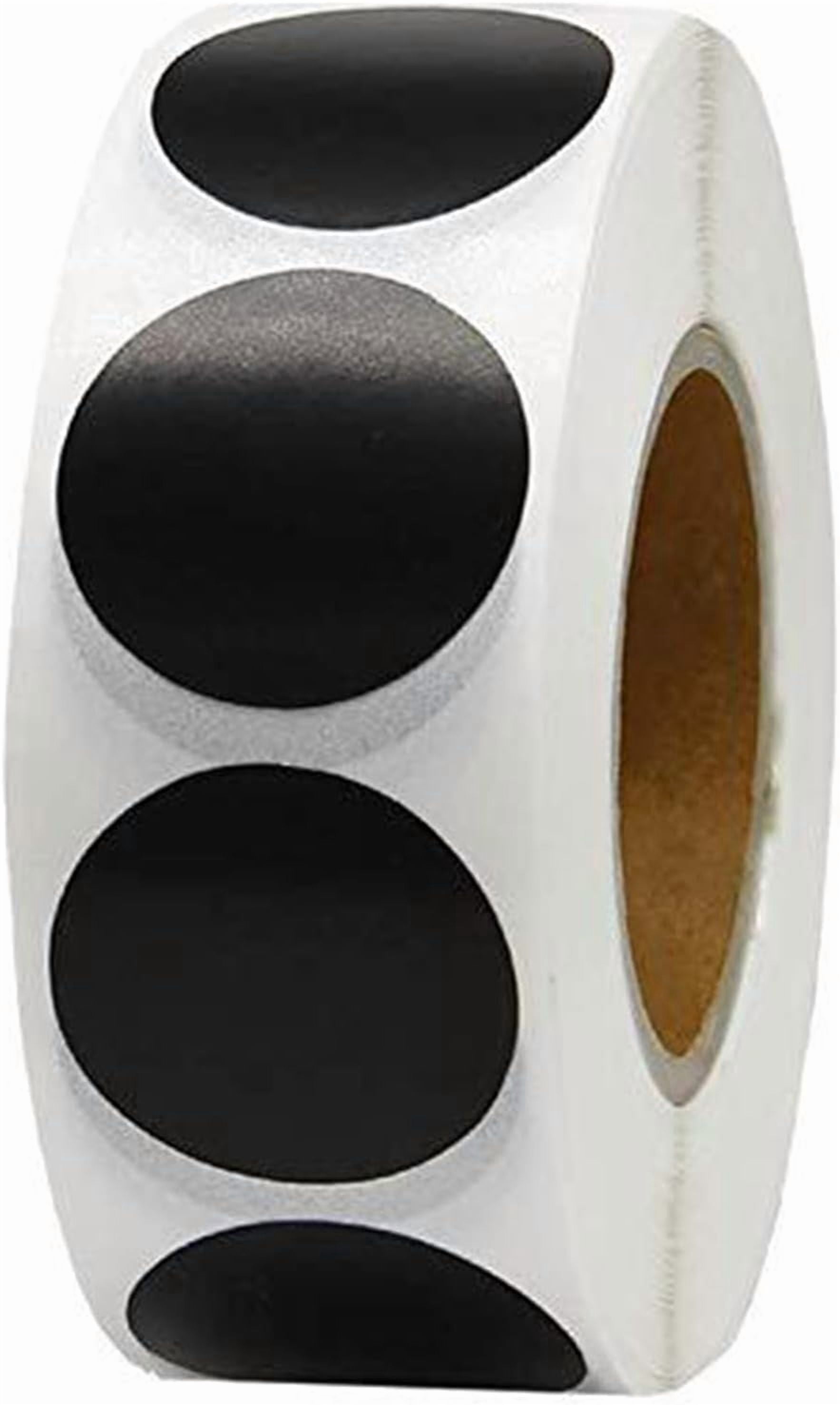 1000PCS Kraft Circle Stickers Dot Stickers, 1 Inch Round Blank Garage ...