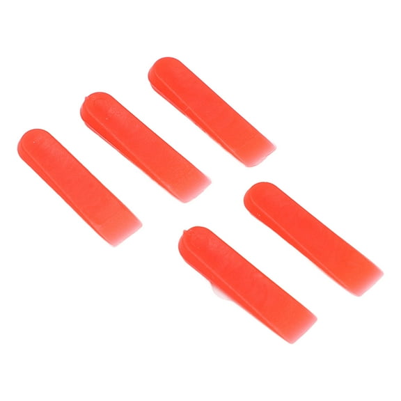 1000PCS Tile Leveling Wedges 0.2in PE Red Wear Resistant Tiles Leveler Spacers for Decoration