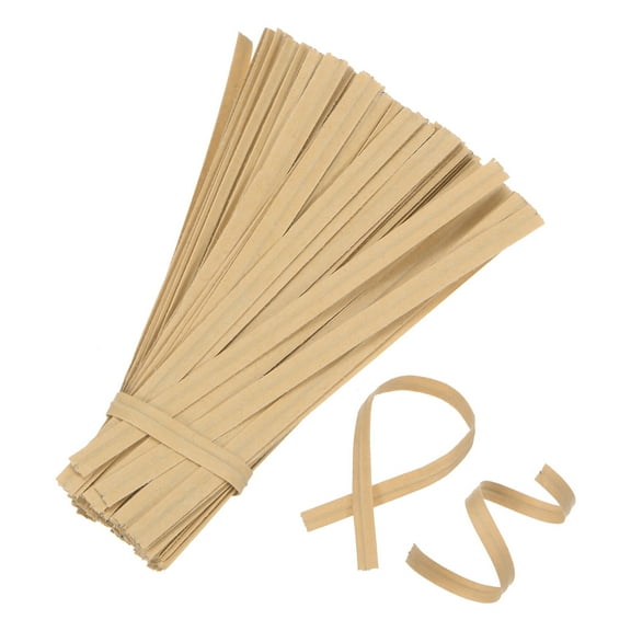 1000Pack Kraft Paper Twist Ties, 8cm Bread Twists Tie Twisty-Ties for Craft Pure Color