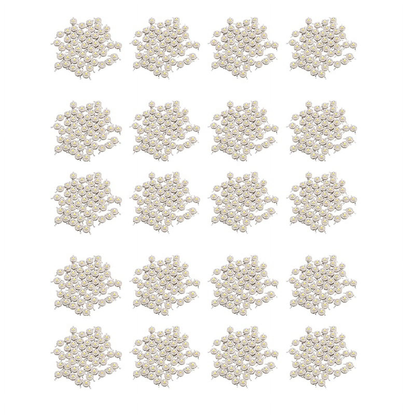 1000Pcs 1W Diode High Power Cool White Led Beads 1 Watt Lamp Chip 3V-3.4V,1000 x cool white light,white