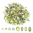 thumbnail image 1 of 1000Pcs AB Colorful Crystal Rhinestones, Gems Rhinestones Flatback Acrylic Gemstone Jewel for DIY (Light Yellow AB), 1 of 7