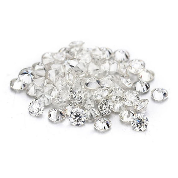1000Pcs/Bag 5A Grade White 0.8~6.0mm Loose Zircon Stone Brilliant Round Cut Cubic Zirconia Stones For Jewelry Making DIY