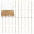thumbnail image 1 of 1000Pcs Brass Ball Head Pins Golden 30x0.5mm 24 Gauge Head: 1.5mm, 1 of 6