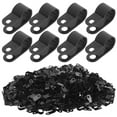thumbnail image 1 of FONDOTIN Black Cord Clips for Home and Office, 1000 Pieces, Easy to Use and Organize Wires, 1 of 7