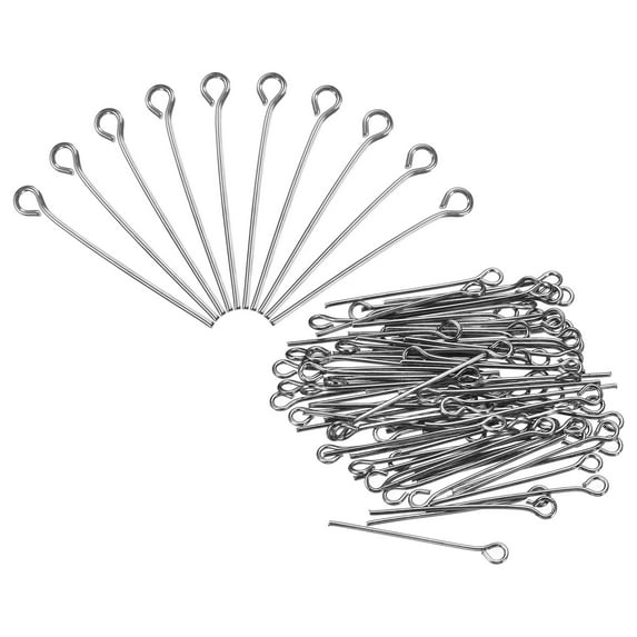 1000Pcs Eye Pins Jewelry Findings 22 Gauge 26mm Iron Eye Pins for Jewelry Making 22 Gauge Dark Gray 3.2mm