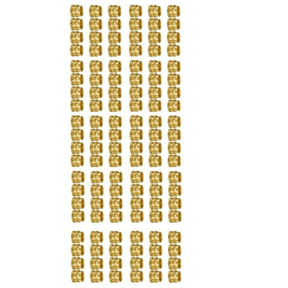 1000Pcs M3 Thread Knurled Brass Threaded Heat Set Heat Insert Embedment Nut,M3X5X4,for 3D Printer 2.4