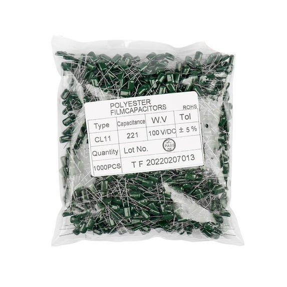 1000Pcs Metalized Mylar Capacitors 100V Polyester Film Capacitor 0.22nF-470nF 0.22nF 0.68nF 4.7nF 10nF 68nF 2A471J 2A102J 2A152J
--------
,Long Lasting