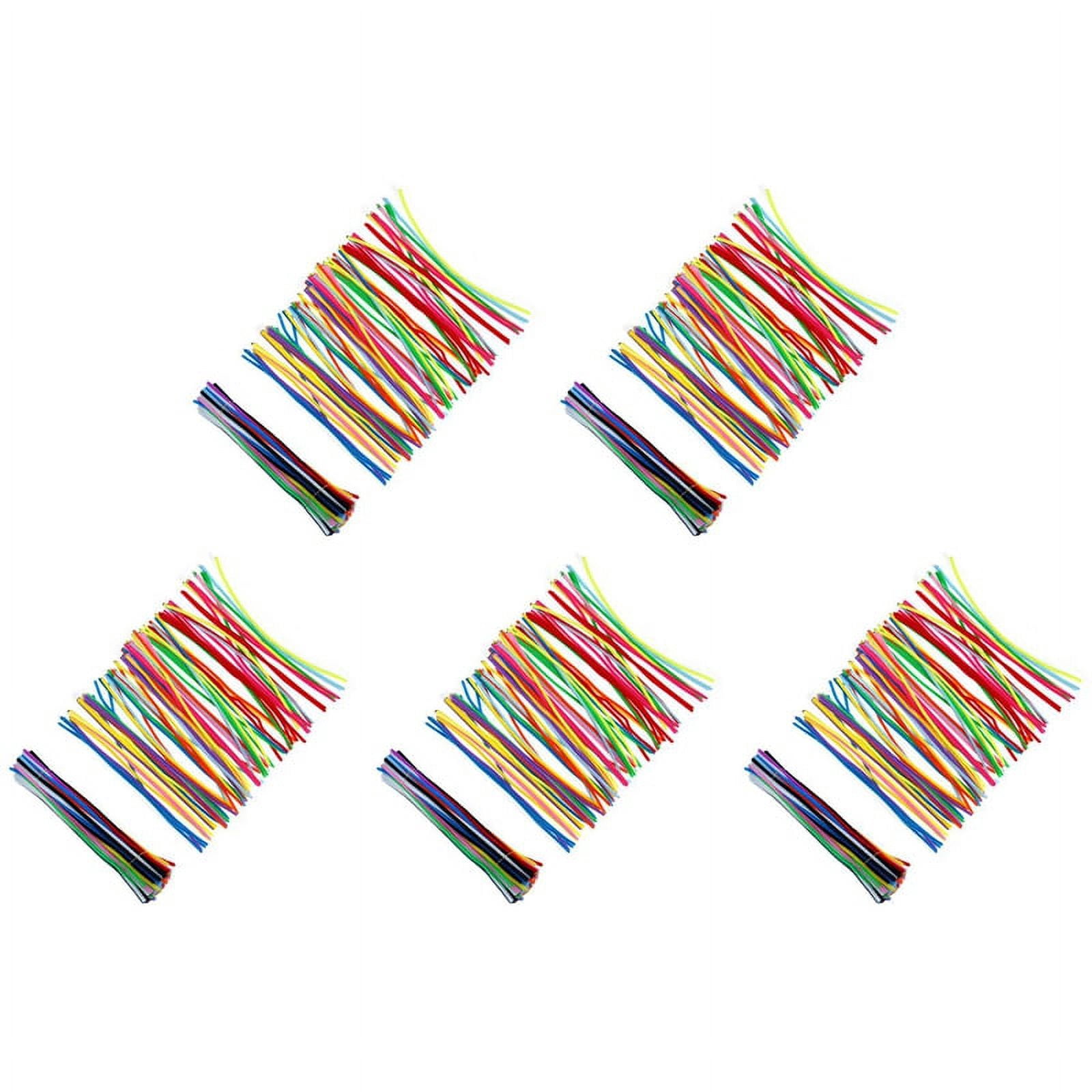 1000Pcs Pipe Cleaners Chenille Stems Kids DIY Craft Educational Toys Art Crafts Decorations